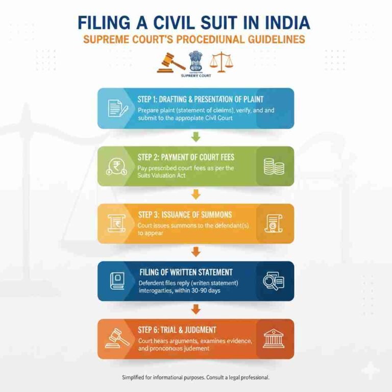 How to File a Civil Suit in India: A Practical Walkthrough legal resource