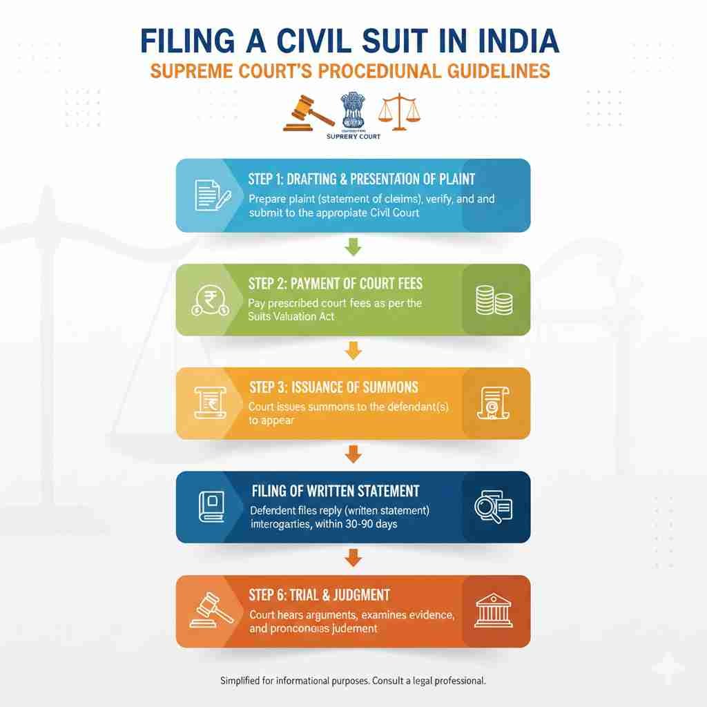 How to File a Civil Suit in India: A Practical Walkthrough legal guide